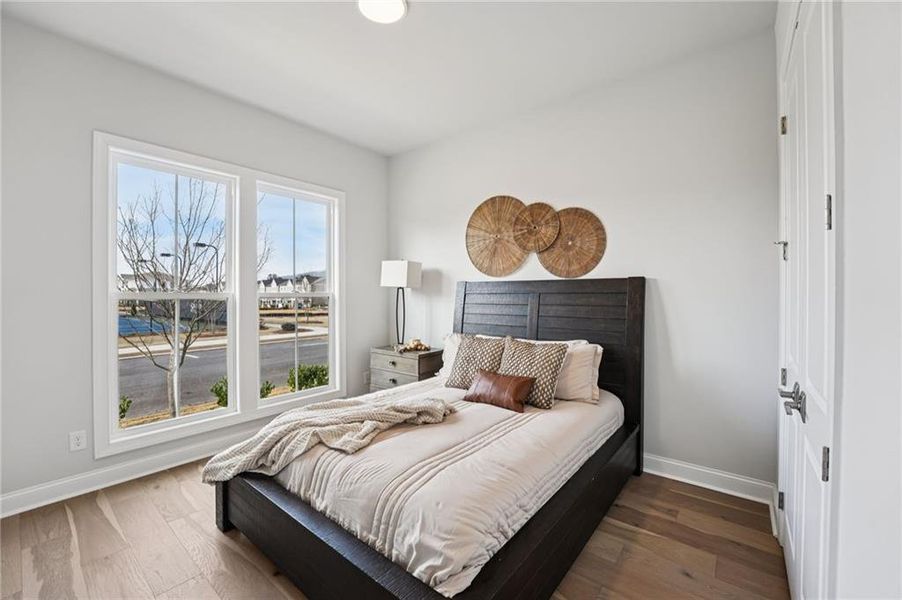 Furnished interior view inside a new home in Promenade at Sawnee Village, Cumming (Image 41).
