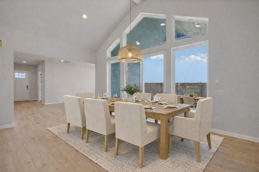 *Virtually Staged Dining Area*