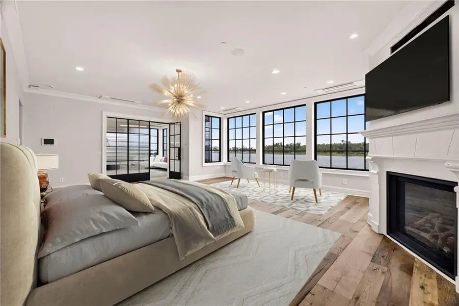 Furnished interior view inside a new home in , Savannah (Image 10).