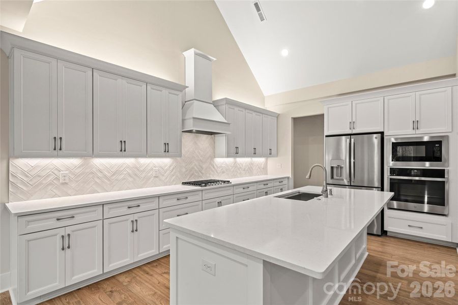 Furnished interior view inside a new home in , Clover (Image 6).