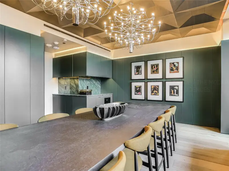 Furnished interior view inside a new home in The Modern Austin Residences, Austin (Image 12). Furnished interior view inside a new home in The Modern Austin Residences, Austin (Image 12).