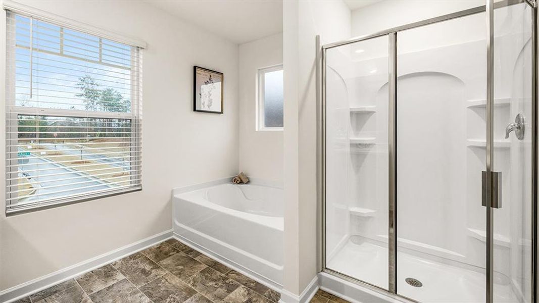 Furnished interior view inside a new home in Brooks Station, Dacula (Image 4).