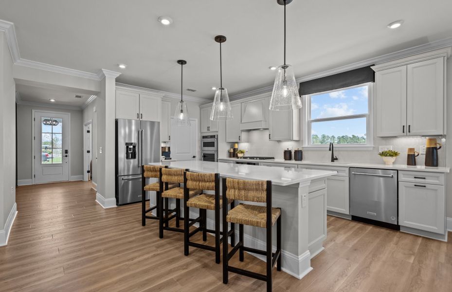 Furnished interior view inside a new home in The Haven at Riverlights, Wilmington (Image 15).