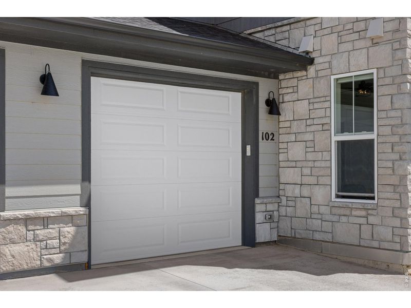 Exterior details and patio area of a home in Wilder at Timnath Ranch, Timnath (Image 18).