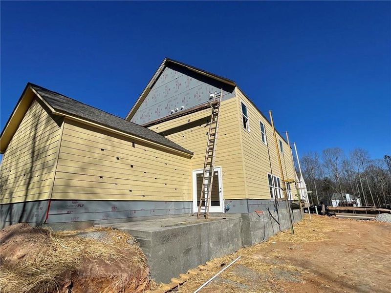 In-progress construction of a new home in Edenglen, Buford, GA (Image 34).