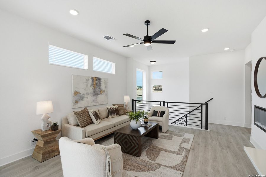 Furnished interior view inside a new home in Prominence Urban, San Antonio (Image 16).