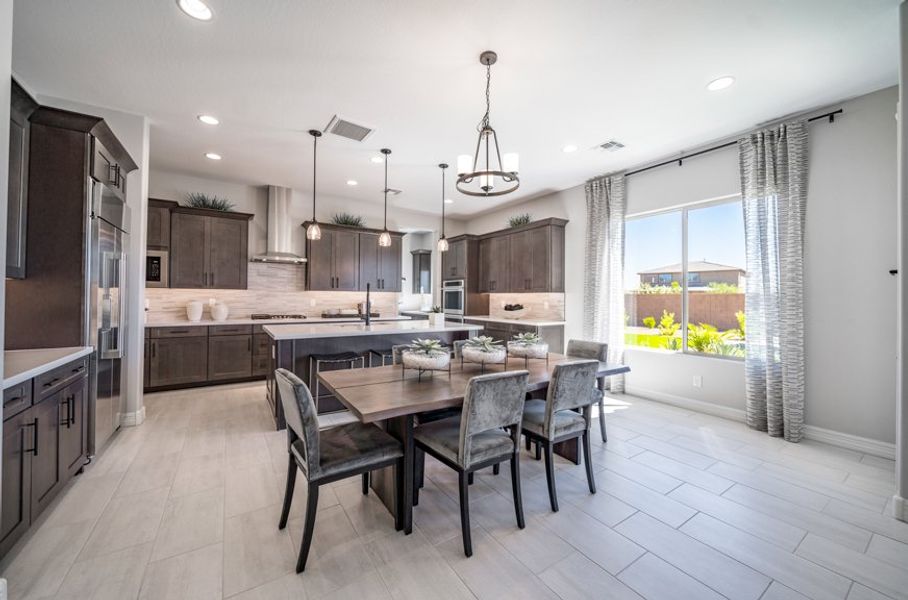Furnished interior view inside a new home in Allen Ranches, Litchfield Park (Image 8).