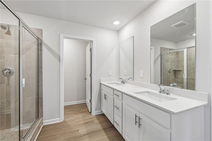 Furnished interior view inside a new home in Martin Springs - Reserve Series, Lawrenceville (Image 16). Furnished interior view inside a new home in Martin Springs - Reserve Series, Lawrenceville (Image 16).