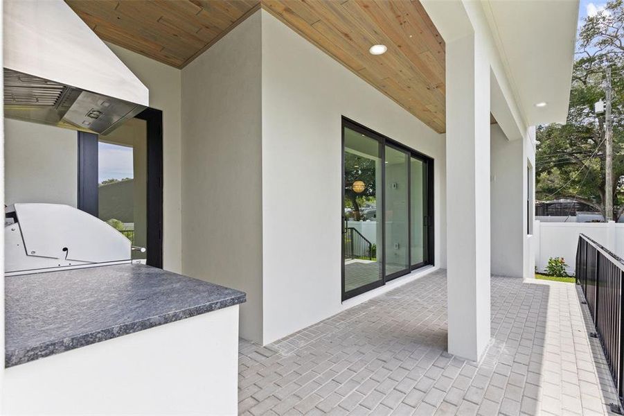 Exterior details and patio area of a home in , Tampa (Image 31). Exterior details and patio area of a home in , Tampa (Image 31).