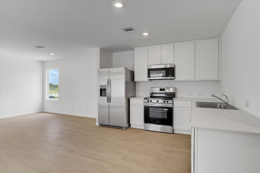 Furnished interior view inside a new home in Santa Fe Village, Cleveland (Image 9).