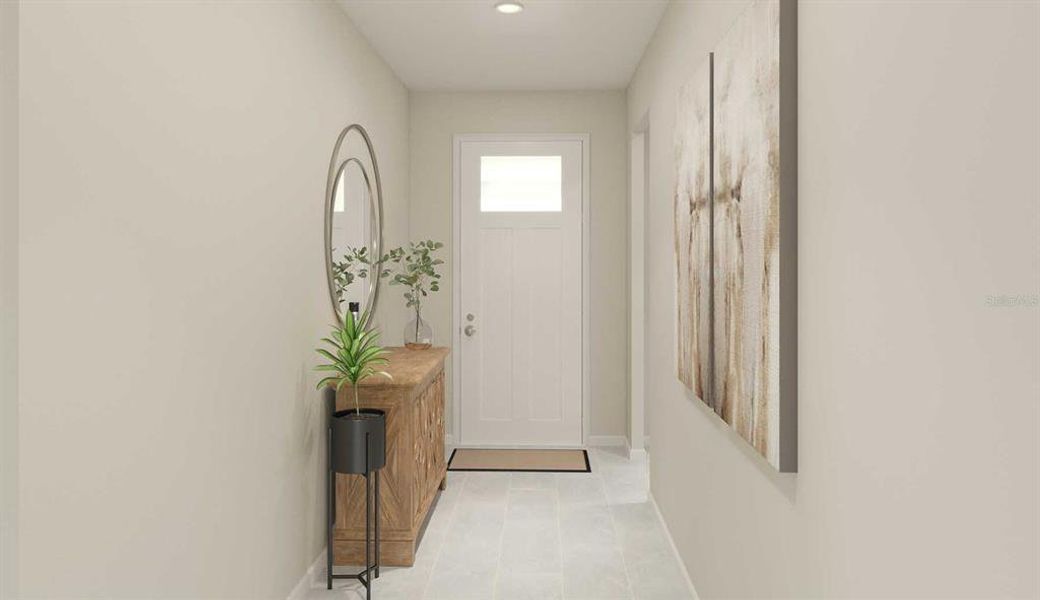 Furnished interior view inside a new home in Meridian Parks, Orlando (Image 5).