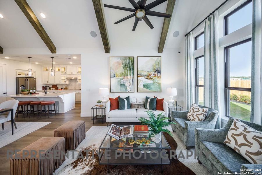 Furnished interior view inside a new home in , Castroville (Image 23).