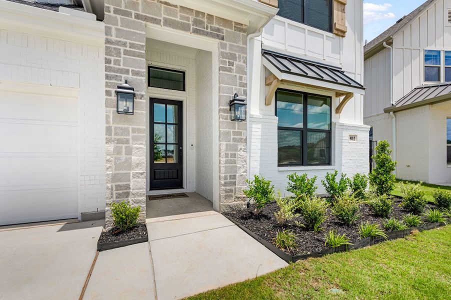 Representative exterior details of a home built from the Ashley by Our Country Homes in Parks of Aledo, Aledo (Image 29).