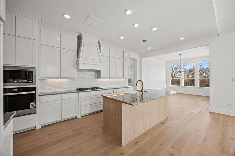 Furnished interior view inside a new home in Chatham Reserve, Providence Village (Image 6).