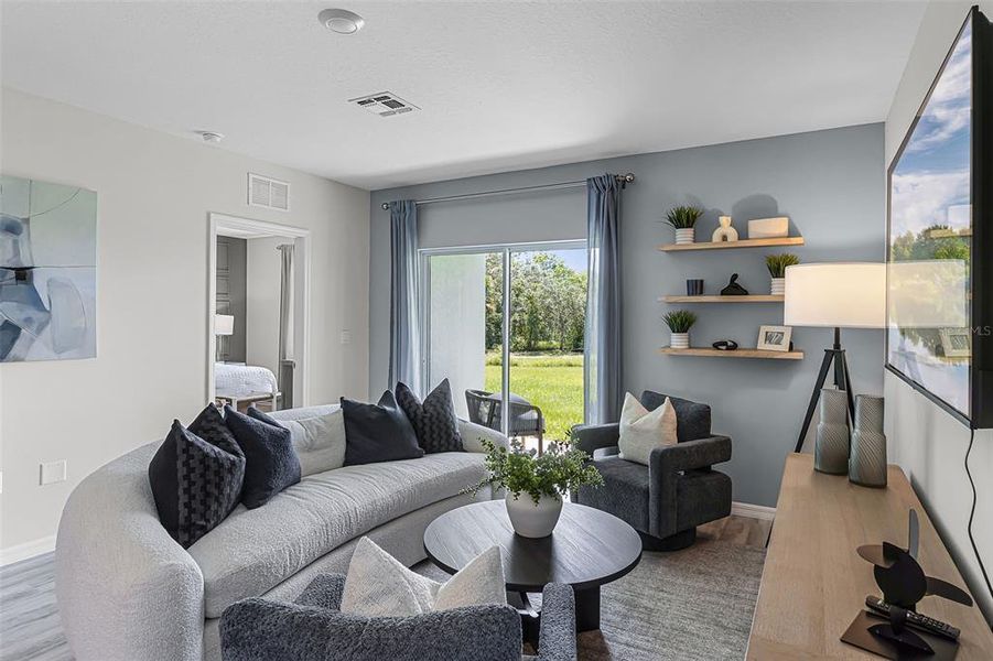 Furnished interior view inside a new home in , Haines City (Image 21).