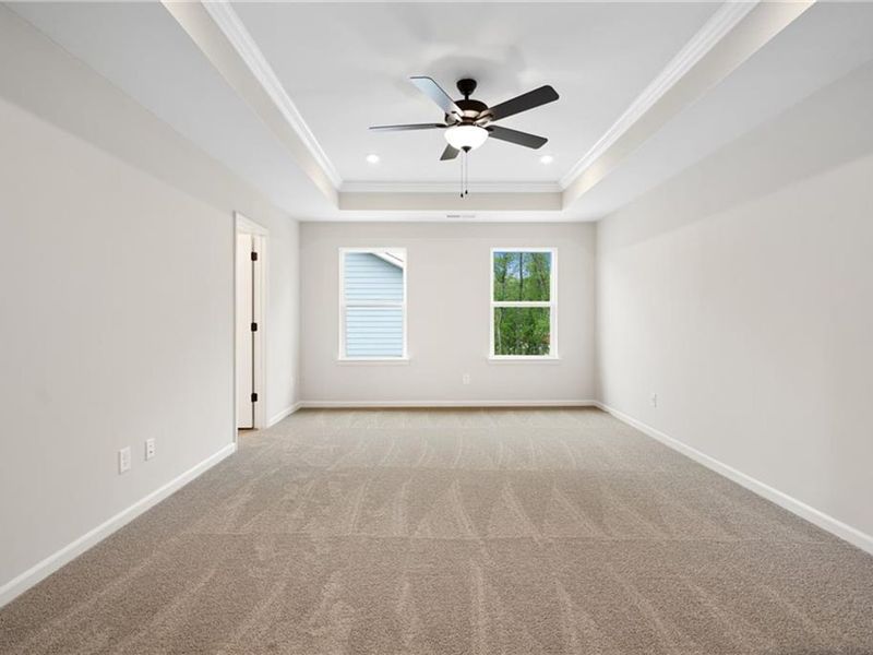 Spacious, unfurnished interior of a new home in The Village at Shallowford, Kennesaw (Image 23).