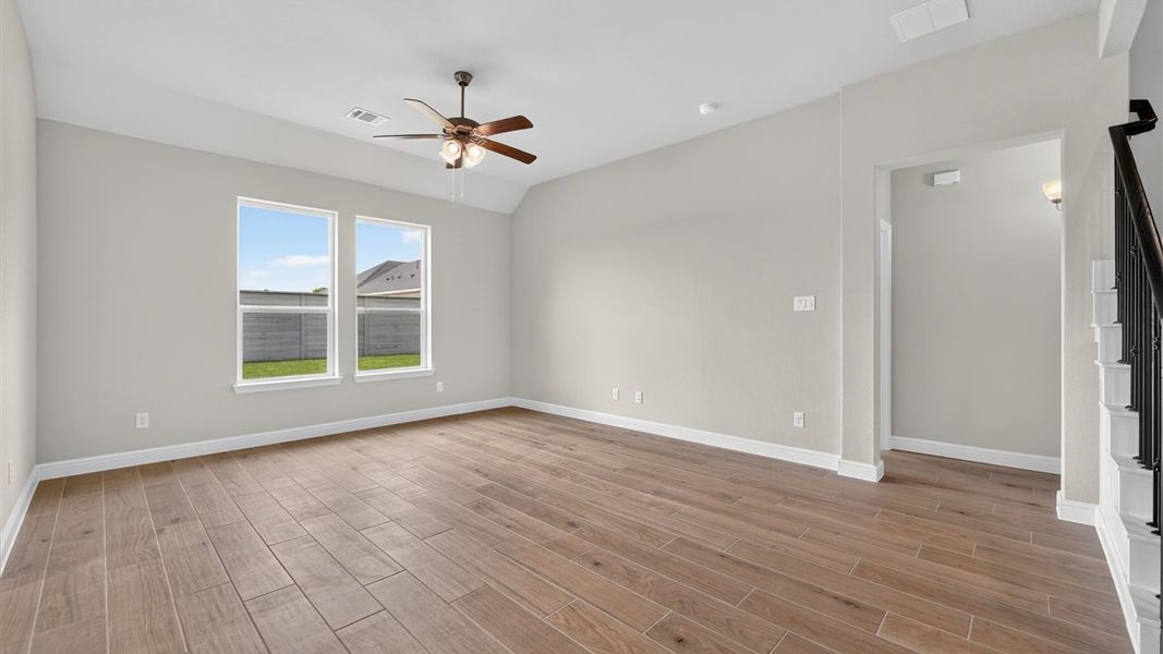 Spacious, unfurnished interior of a new home in Treeline, Justin (Image 25). Spacious, unfurnished interior of a new home in Treeline, Justin (Image 25).