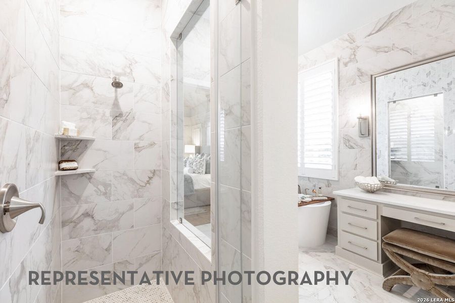 Furnished interior view inside a new home in Mayfair, New Braunfels (Image 16). Furnished interior view inside a new home in Mayfair, New Braunfels (Image 16).