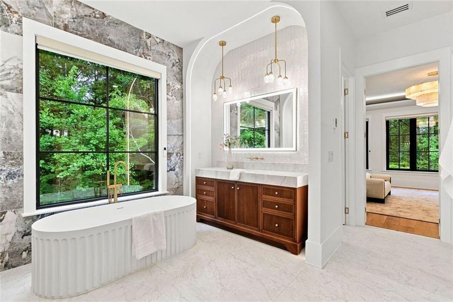Furnished interior view inside a new home in , Alpharetta (Image 73). Furnished interior view inside a new home in , Alpharetta (Image 73).
