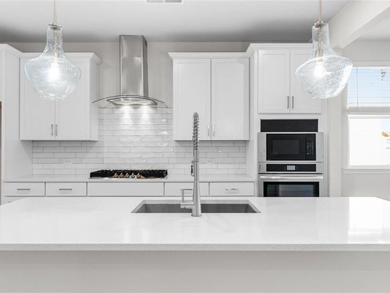 Close-up of interior finishes inside a home in Wehunt Meadows, Hoschton (Image 11).