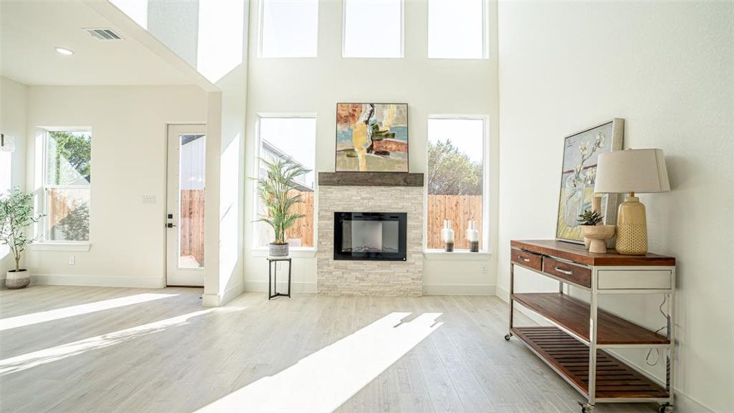 Furnished interior view inside a new home in , Granbury (Image 6).
