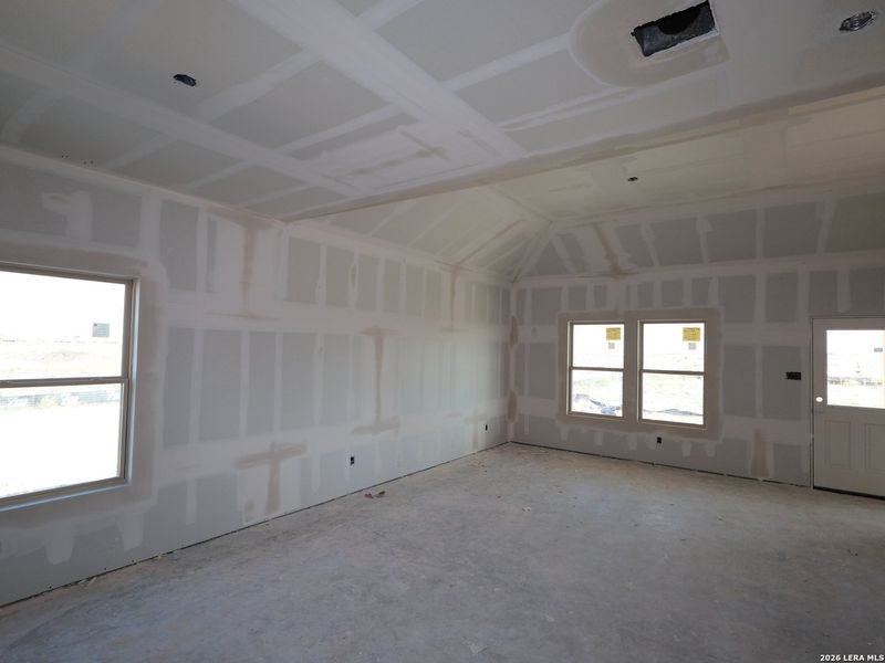 In-progress construction of a new home in Meadows at Clear Springs, New Braunfels, TX (Image 26).