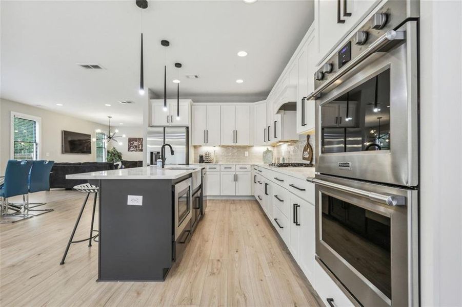 Furnished interior view inside a new home in , Atlanta (Image 5). Furnished interior view inside a new home in , Atlanta (Image 5).