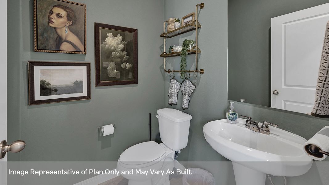 Furnished interior view inside a new home in Whisper South, San Marcos (Image 5).