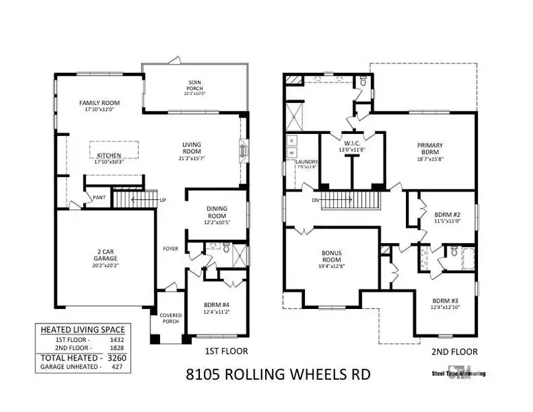 2D floor plan layout of this home in , Charlotte, NC (Image 4).