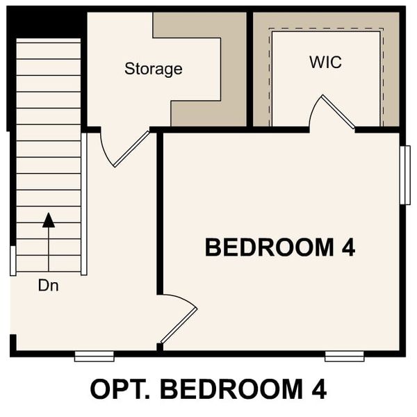 2D floor plan layout of this home in Lone Oak, Alvarado, TX (Image 5).