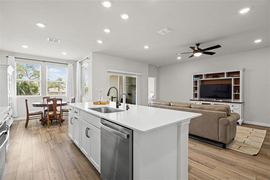 Furnished interior view inside a new home in , Dripping Springs (Image 11). Furnished interior view inside a new home in , Dripping Springs (Image 11).