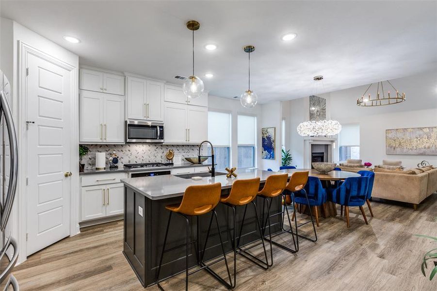 Furnished interior view inside a new home in Cambridge Crossing, Celina (Image 16).