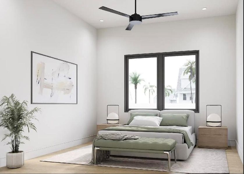 Furnished interior view inside a new home in , Delray Beach (Image 12).