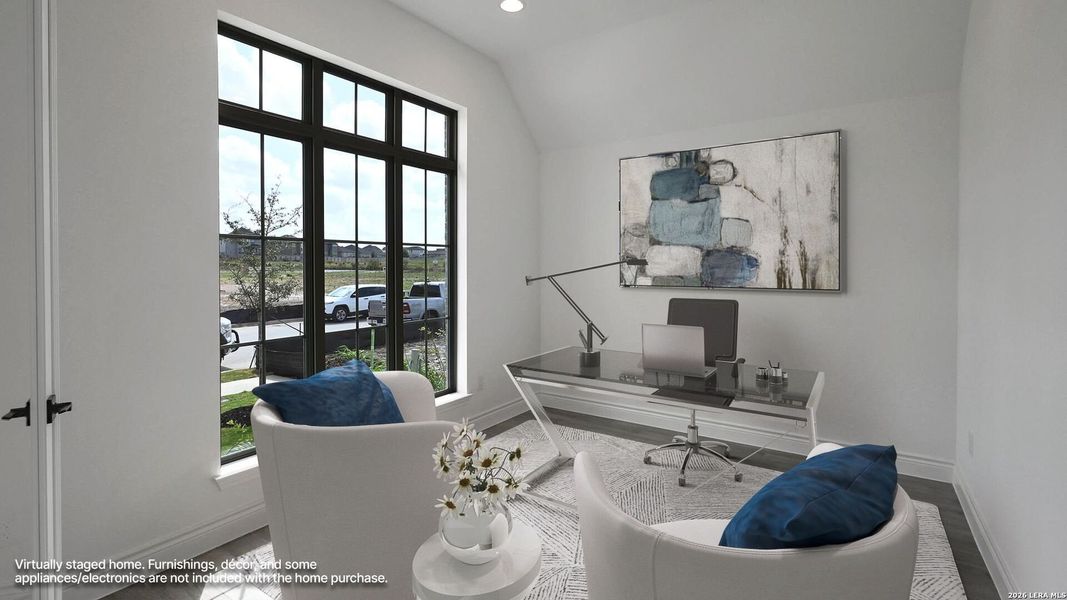 Furnished interior view inside a new home in Legacy at Lake Dunlap, New Braunfels (Image 14).