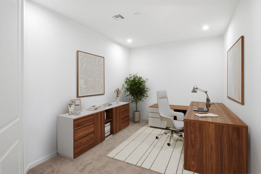 Furnished interior view inside a new home in Montana Vista - Summit: Summit, Buckeye (Image 6).