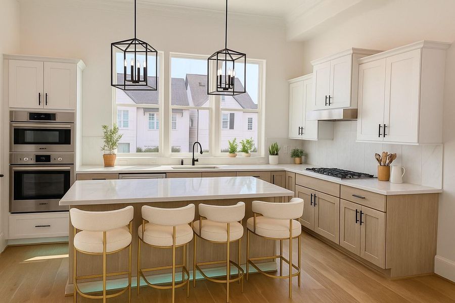 Furnished interior view inside a new home in Timbergrove Green, Houston (Image 3). Furnished interior view inside a new home in Timbergrove Green, Houston (Image 3).