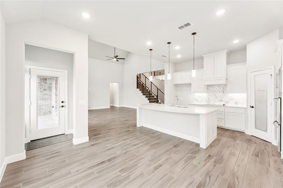 Furnished interior view inside a new home in Villages of Walnut Grove, Midlothian (Image 13).