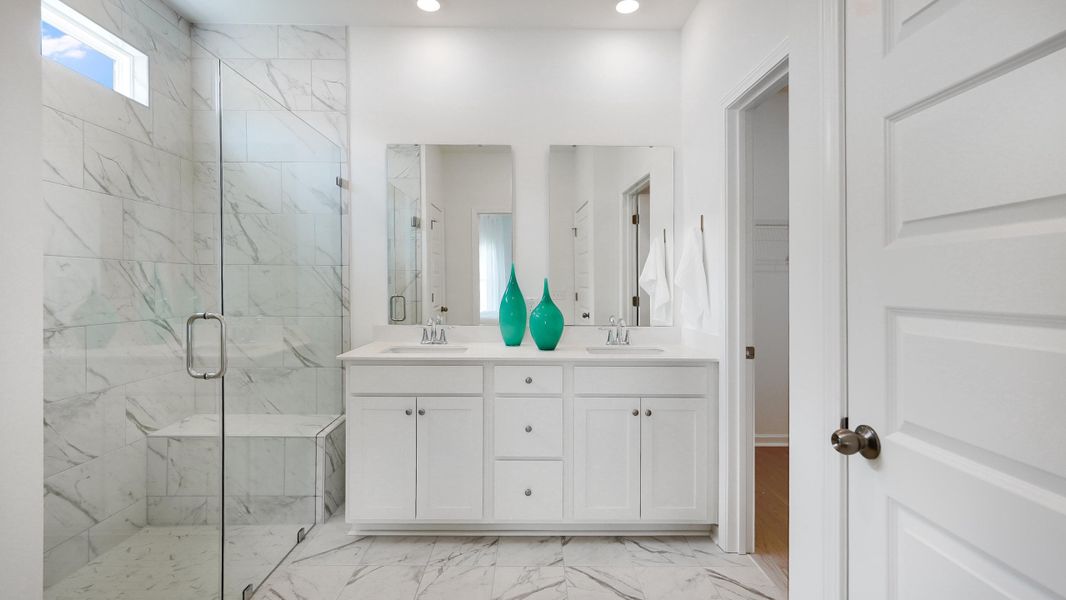 Furnished interior view inside a new home in Horizons at Carnes Crossroads | 55+: Cottage Collection, Summerville (Image 5). Furnished interior view inside a new home in Horizons at Carnes Crossroads | 55+: Cottage Collection, Summerville (Image 5).