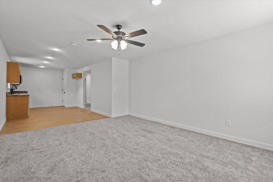 Representative unfurnished interior of a home built from the Yale by Enchanted Homes in Arcadia Village, Spartanburg (Image 9).
