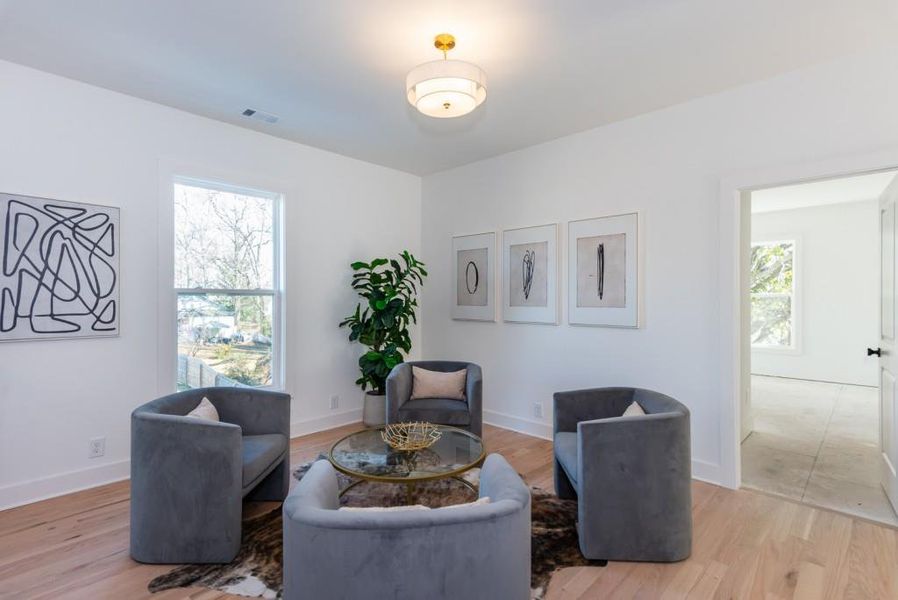 Furnished interior view inside a new home in , East Point (Image 32).