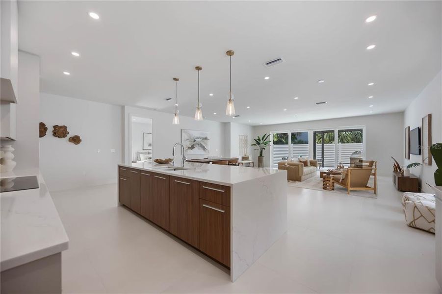 Furnished interior view inside a new home in , Sarasota (Image 14).