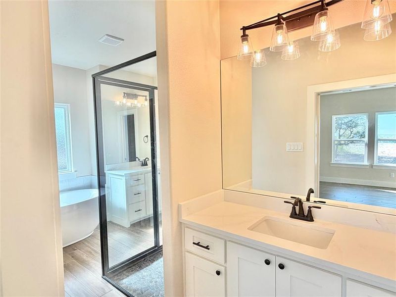 Furnished interior view inside a new home in , Weatherford (Image 16).