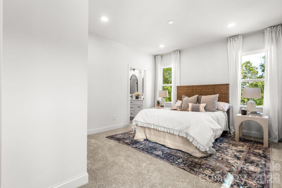 Furnished interior view inside a new home in , Hickory (Image 33).