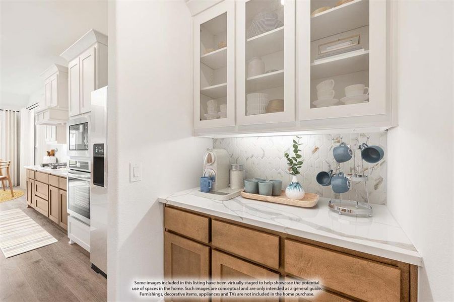 Furnished interior view inside a new home in Union Park Classic 60, Little Elm (Image 9).