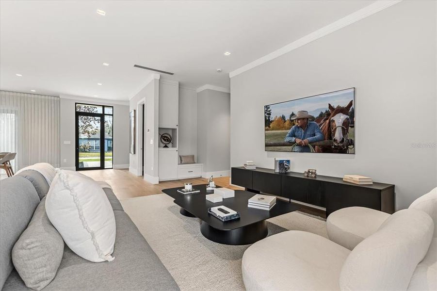 Furnished interior view inside a new home in , Orlando (Image 15).