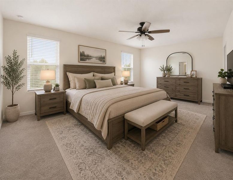 Furnished interior view inside a new home in Avalon Woods, Newberry (Image 15). Furnished interior view inside a new home in Avalon Woods, Newberry (Image 15).