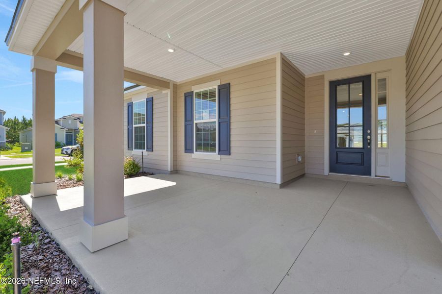 Exterior details and patio area of a home in Hyland Trail, Green Cove Springs (Image 27). Exterior details and patio area of a home in Hyland Trail, Green Cove Springs (Image 27).