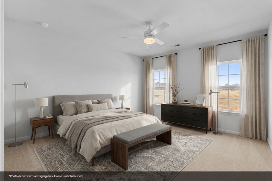 Furnished interior view inside a new home in Fieldstone, Lexington (Image 11).