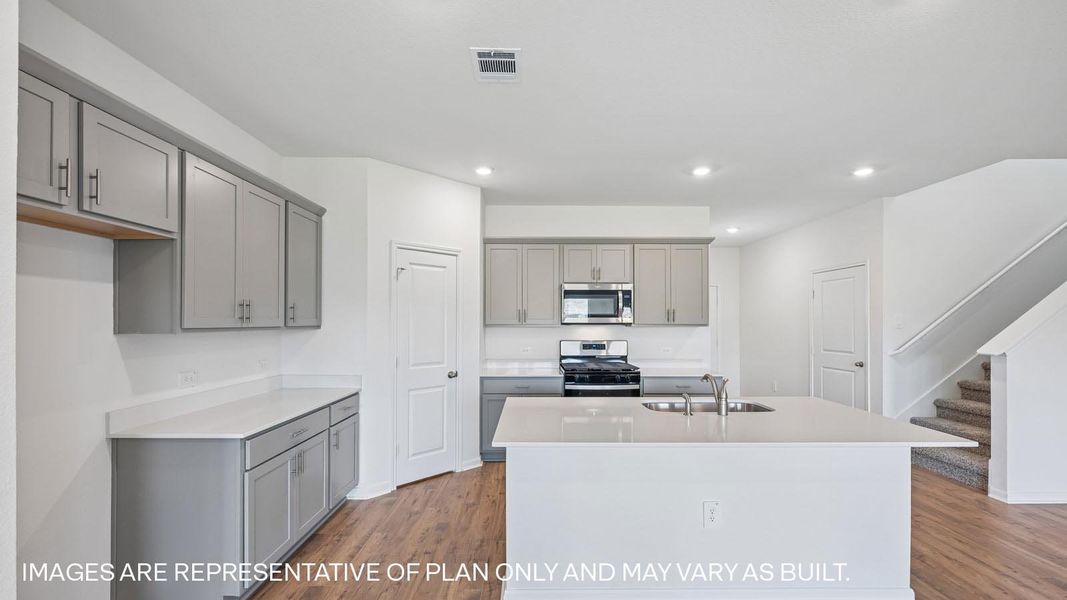 Furnished interior view inside a new home in Prairie Lakes, Buda (Image 7).