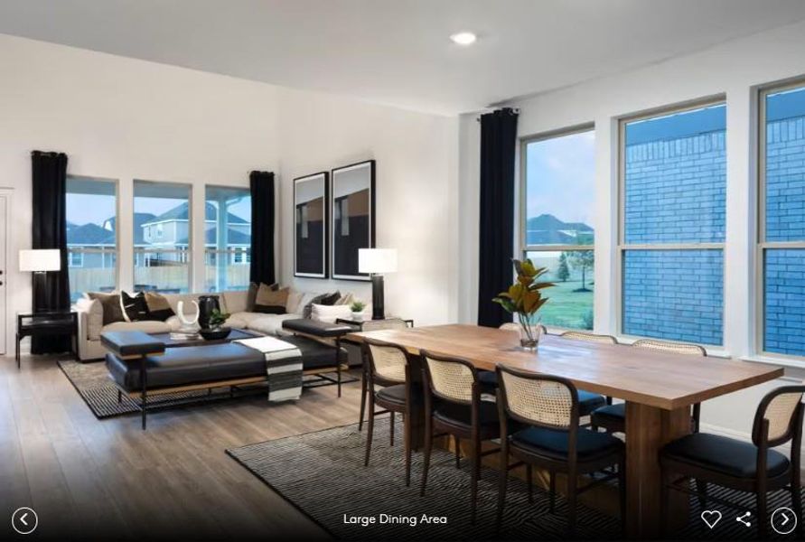 Interior photos- Photo of Pulte model home with same floor plan, not of actual home listed.